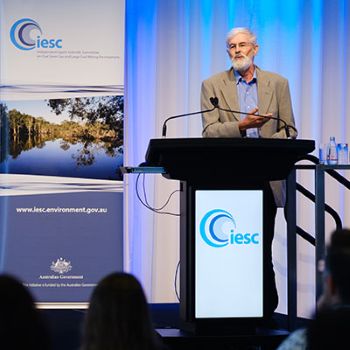 Dr Andrew Boulton at the IESC Forum.